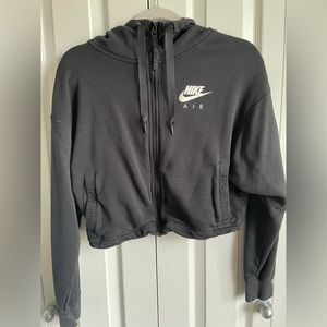 Nike Air Cropped Fleece Zip Up Size M